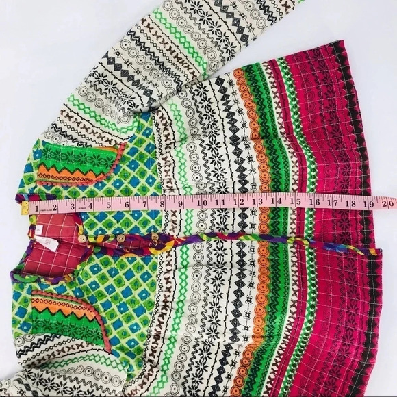 Quilted Cotton made in India embroidered Matelasse jacket - Picture 4 of 7